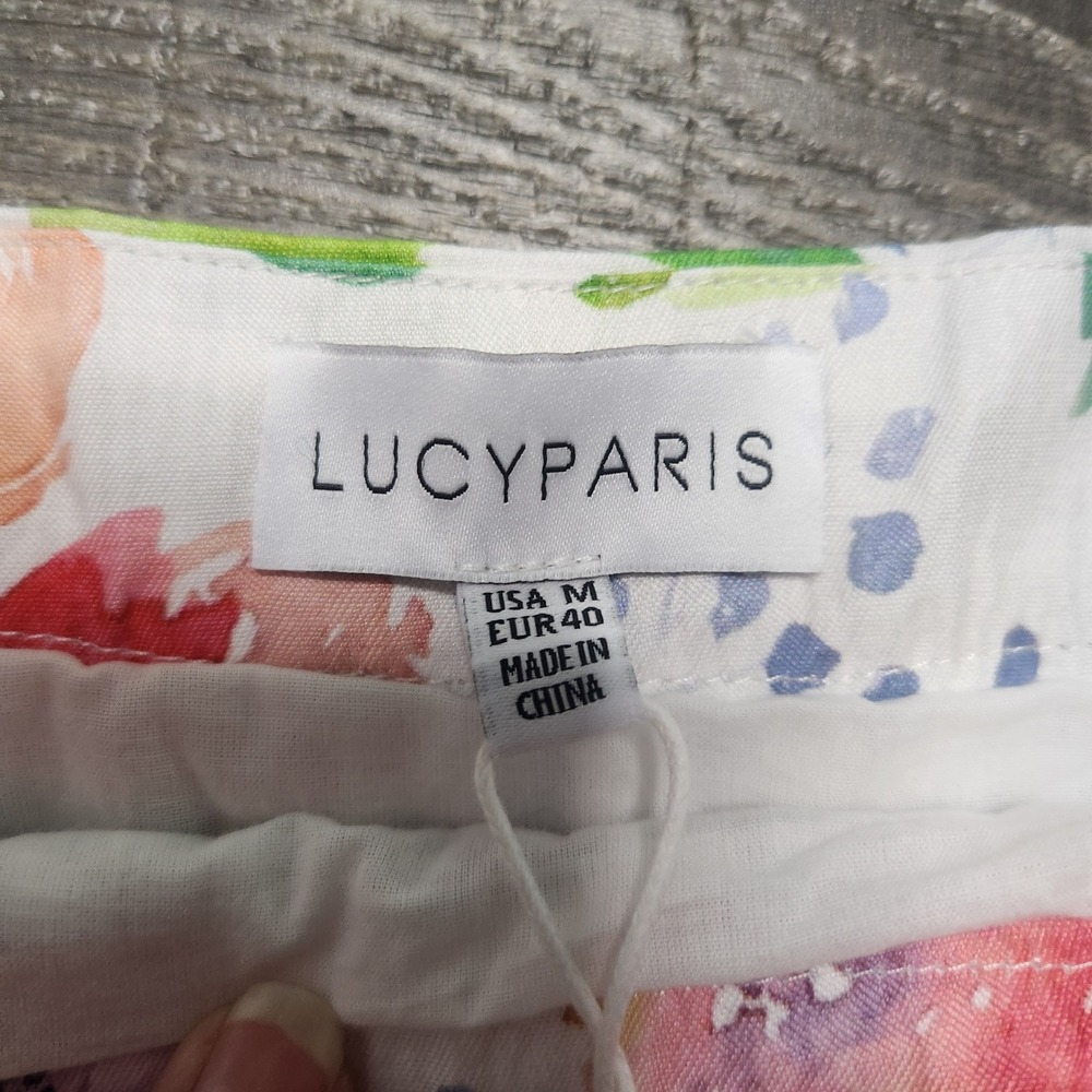 NWT Lucy Paris Laufey Mini Skirt Cottagecore Tiered Ruffles 100% Cotton Size: M - Picture 6 of 9